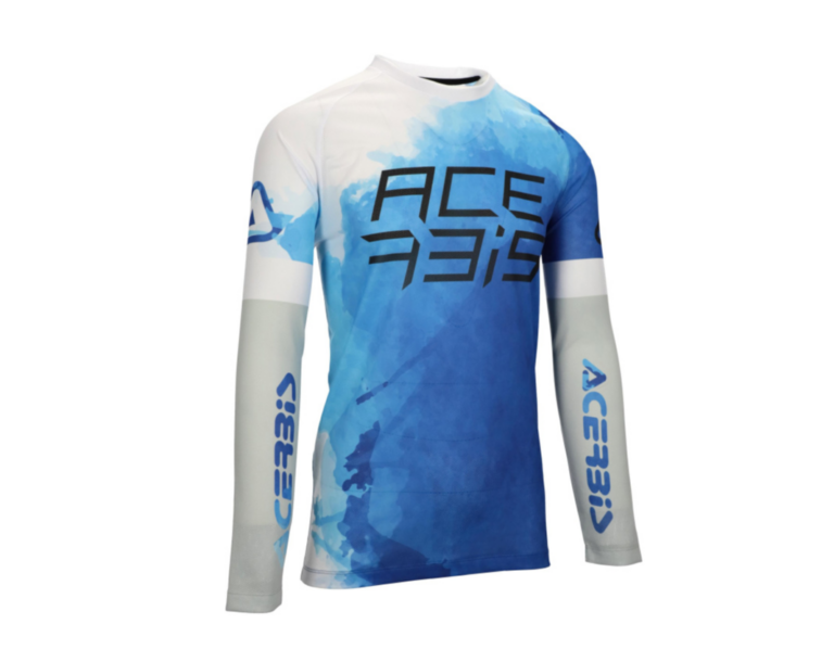Джерси Acerbis J-WINDY VENTED WATERMARK Blue/White
