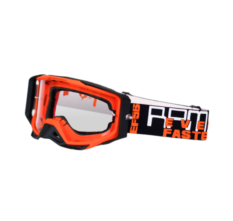 Кроссовые очки Starks EF56 101 RPM Оранжевый/Черный