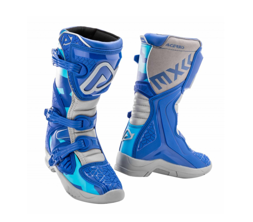 Мотоботы детские Acerbis X-TEAM JR Blue/Grey
