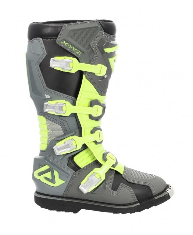 Мотоботы кроссовые Acerbis X-RACE Grey/Yellow — изображение 2