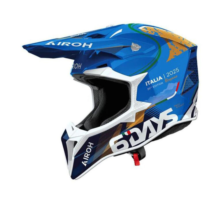 Шлем Airoh WRAAAP 6DAYS ITALY 2025 Gloss