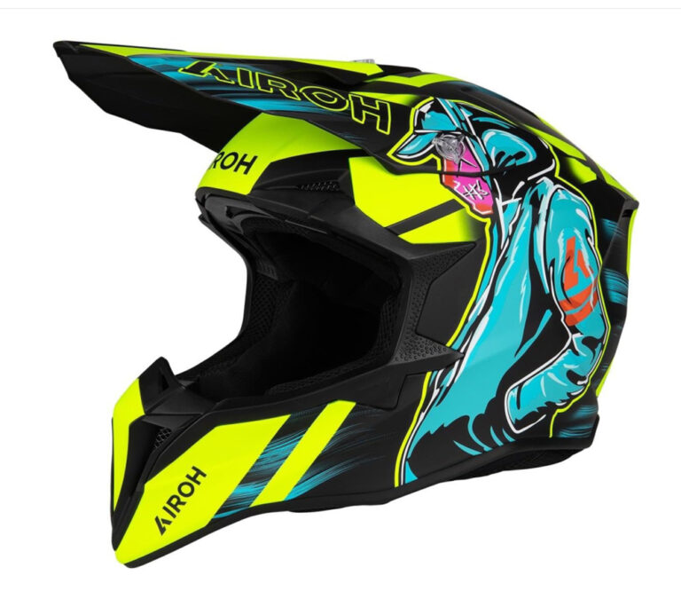 Шлем Airoh WRAAAP CYBER Yellow Matt