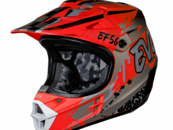 Шлем Starks EF56 Base MX Красный/Серый матовый