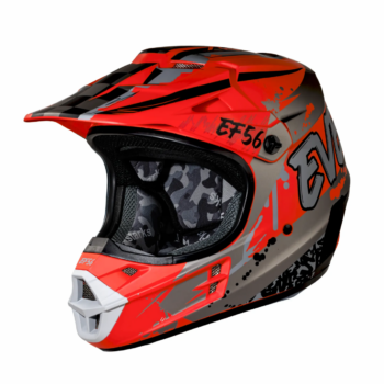 Шлем Starks EF56 Base MX Красный/Серый матовый