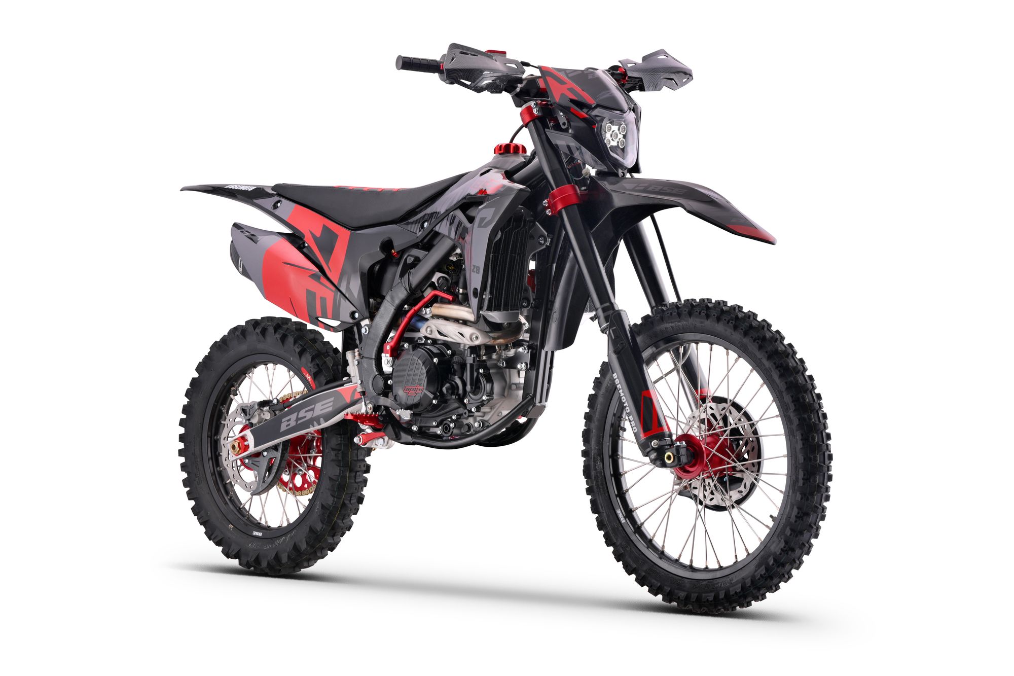 Эндуро мотоцикл BSE Z8 Twin Grey/red — изображение 3