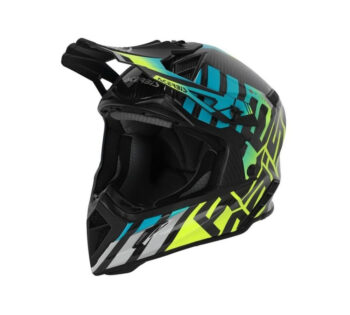 Шлем Acerbis STEEL CARBON 22-06 Light Blue/Fluo Yellow