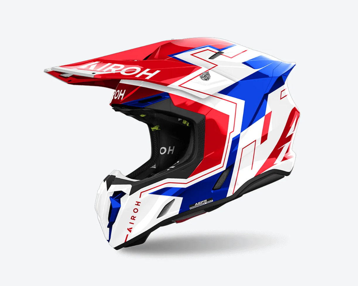Шлем Airoh TWIST 3 DIZZY Blue/Red Glossy