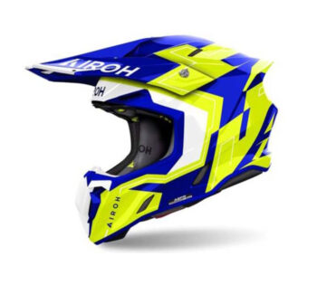 Шлем Airoh TWIST 3 DIZZY Blue/Yellow Glossy