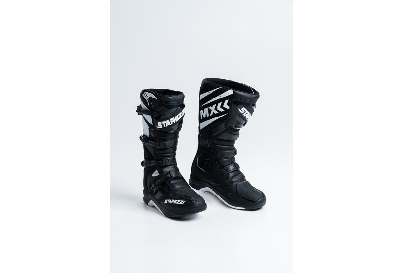 Мотоботы Starezzi Milano Black/White