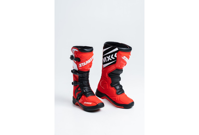 Мотоботы Starezzi Milano Red/Black/White