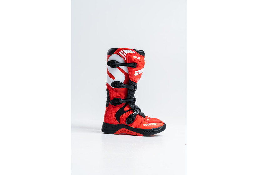 Мотоботы Starezzi Milano Red/Black/White — изображение 3